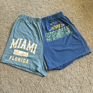 cotton athletic shorts Miami/LA